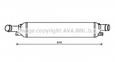 AVA QUALITY COOLING ai4358 -  Интеркулер